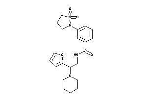 3-(1,1-diketo-1,2-thiazolidin-2-yl)-N-[2-piperidino-2-(2-thienyl)ethyl]benzamide