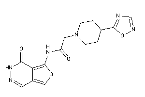 N-(4-keto-3H-furo[3,4-d]pyridazin-5-yl)-2-[4-(1,2,4-oxadiazol-5-yl)piperidino]acetamide