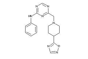 [4-[[4-(1,2,4-oxadiazol-5-yl)piperidino]methyl]-s-triazin-2-yl]-phenyl-amine