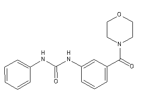 1-[3-(morpholine-4-carbonyl)phenyl]-3-phenyl-urea