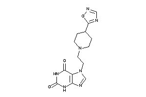 7-[2-[4-(1,2,4-oxadiazol-5-yl)piperidino]ethyl]xanthine