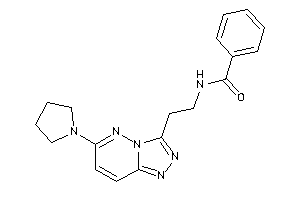 N-[2-(6-pyrrolidino-[1,2,4]triazolo[3,4-f]pyridazin-3-yl)ethyl]benzamide