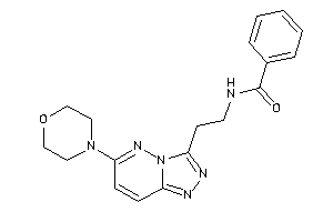 N-[2-(6-morpholino-[1,2,4]triazolo[3,4-f]pyridazin-3-yl)ethyl]benzamide