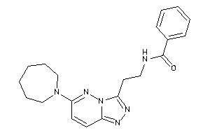 N-[2-[6-(azepan-1-yl)-[1,2,4]triazolo[3,4-f]pyridazin-3-yl]ethyl]benzamide