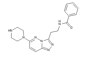 N-[2-(6-piperazino-[1,2,4]triazolo[3,4-f]pyridazin-3-yl)ethyl]benzamide