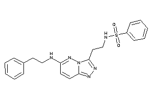 Image of N-[2-[6-(phenethylamino)-[1,2,4]triazolo[3,4-f]pyridazin-3-yl]ethyl]benzenesulfonamide