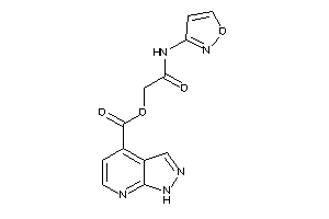 1H-pyrazolo[3,4-b]pyridine-4-carboxylic Acid [2-(isoxazol-3-ylamino)-2-keto-ethyl] Ester