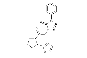 1-[2-keto-2-[2-(2-thienyl)pyrrolidino]ethyl]-4-phenyl-tetrazol-5-one