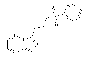 N-[2-([1,2,4]triazolo[3,4-f]pyridazin-3-yl)ethyl]benzenesulfonamide