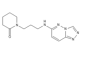 Image of 1-[3-([1,2,4]triazolo[3,4-f]pyridazin-6-ylamino)propyl]-2-piperidone