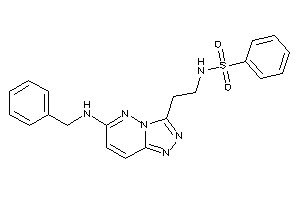 Image of N-[2-[6-(benzylamino)-[1,2,4]triazolo[3,4-f]pyridazin-3-yl]ethyl]benzenesulfonamide