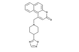 1-[[4-(1,2,4-oxadiazol-5-yl)piperidino]methyl]benzo[f]chromen-3-one