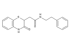 2-(3-keto-4H-1,4-benzothiazin-2-yl)-N-phenethyl-acetamide