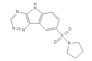 8-pyrrolidinosulfonyl-5H-[1,2,4]triazino[5,6-b]indole