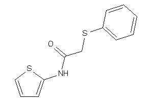 2-(phenylthio)-N-(2-thienyl)acetamide