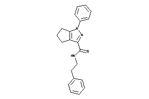 N-phenethyl-1-phenyl-5,6-dihydro-4H-cyclopenta[c]pyrazole-3-carboxamide