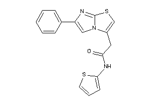 2-(6-phenylimidazo[2,1-b]thiazol-3-yl)-N-(2-thienyl)acetamide