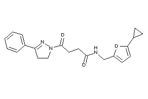 N-[(5-cyclopropyl-2-furyl)methyl]-4-keto-4-(3-phenyl-2-pyrazolin-1-yl)butyramide