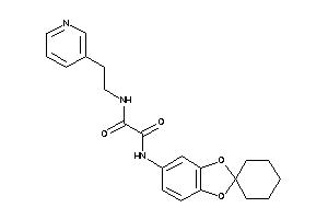 N-[2-(3-pyridyl)ethyl]-N'-spiro[1,3-benzodioxole-2,1'-cyclohexane]-5-yl-oxamide