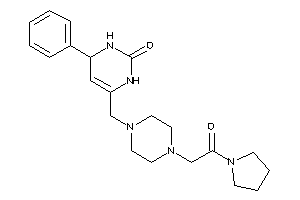 6-[[4-(2-keto-2-pyrrolidino-ethyl)piperazino]methyl]-4-phenyl-3,4-dihydro-1H-pyrimidin-2-one