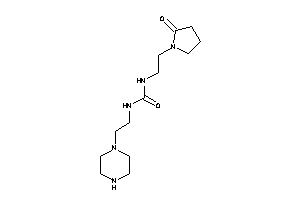 1-[2-(2-ketopyrrolidino)ethyl]-3-(2-piperazinoethyl)urea