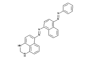 2,3-dihydro-1H-perimidin-6-yl-(4-phenylazo-1-naphthyl)diazene