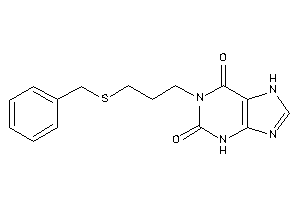 1-[3-(benzylthio)propyl]-7H-xanthine