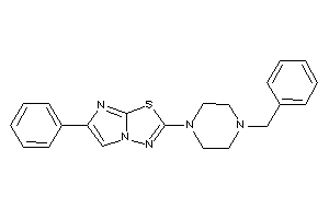 2-(4-benzylpiperazino)-6-phenyl-imidazo[2,1-b][1,3,4]thiadiazole