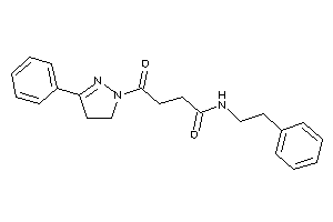 4-keto-N-phenethyl-4-(3-phenyl-2-pyrazolin-1-yl)butyramide