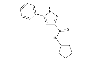 N-cyclopentyl-5-phenyl-1H-pyrazole-3-carboxamide