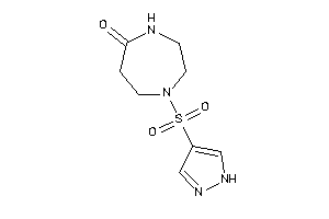 1-(1H-pyrazol-4-ylsulfonyl)-1,4-diazepan-5-one
