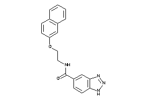 N-[2-(2-naphthoxy)ethyl]-1H-benzotriazole-5-carboxamide