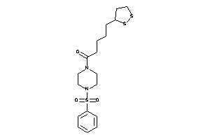 1-(4-besylpiperazino)-5-(dithiolan-3-yl)pentan-1-one