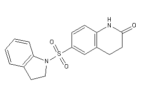 6-indolin-1-ylsulfonyl-3,4-dihydrocarbostyril