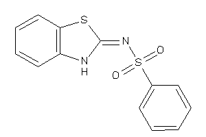 N-(3H-1,3-benzothiazol-2-ylidene)benzenesulfonamide