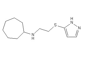 Cycloheptyl-[2-(1H-pyrazol-5-ylthio)ethyl]amine