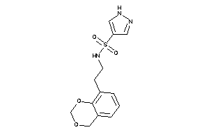 N-[2-(4H-1,3-benzodioxin-8-yl)ethyl]-1H-pyrazole-4-sulfonamide