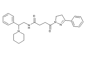 4-keto-N-(2-phenyl-2-piperidino-ethyl)-4-(3-phenyl-2-pyrazolin-1-yl)butyramide