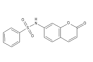 N-(2-ketochromen-7-yl)benzenesulfonamide