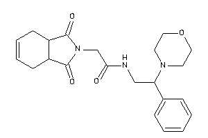 2-(1,3-diketo-3a,4,7,7a-tetrahydroisoindol-2-yl)-N-(2-morpholino-2-phenyl-ethyl)acetamide