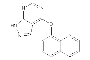 8-(1H-pyrazolo[3,4-d]pyrimidin-4-yloxy)quinoline