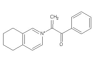 1-phenyl-2-(5,6,7,8-tetrahydroisoquinolin-2-ium-2-yl)prop-2-en-1-one