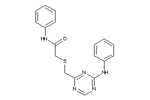 2-[(4-anilino-s-triazin-2-yl)methylthio]-N-phenyl-acetamide