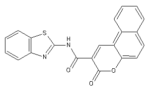 N-(1,3-benzothiazol-2-yl)-3-keto-benzo[f]chromene-2-carboxamide