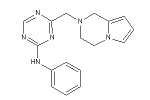 [4-(3,4-dihydro-1H-pyrrolo[1,2-a]pyrazin-2-ylmethyl)-s-triazin-2-yl]-phenyl-amine