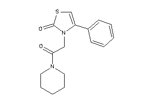 3-(2-keto-2-piperidino-ethyl)-4-phenyl-4-thiazolin-2-one