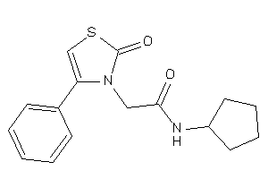 N-cyclopentyl-2-(2-keto-4-phenyl-4-thiazolin-3-yl)acetamide