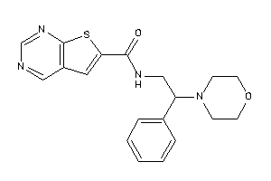 N-(2-morpholino-2-phenyl-ethyl)thieno[2,3-d]pyrimidine-6-carboxamide