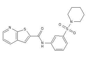 N-(3-piperidinosulfonylphenyl)thieno[2,3-b]pyridine-2-carboxamide