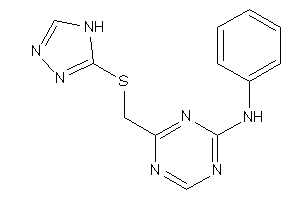 Phenyl-[4-[(4H-1,2,4-triazol-3-ylthio)methyl]-s-triazin-2-yl]amine